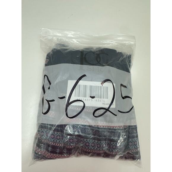 The Tog Shop Womens Sweater Size Large Teal Fair Isle Long Sleeve Knit NWTs - Picture 13 of 13